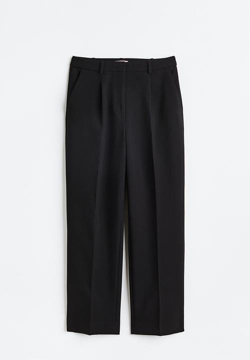 H&M - Tailored trousers - black