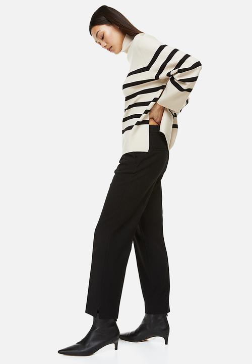 H&M - Tailored trousers - black