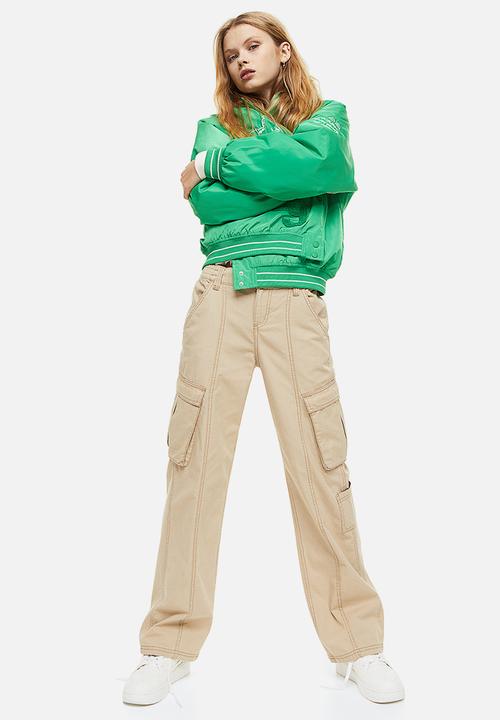 H&M - Canvas cargo trousers - beige