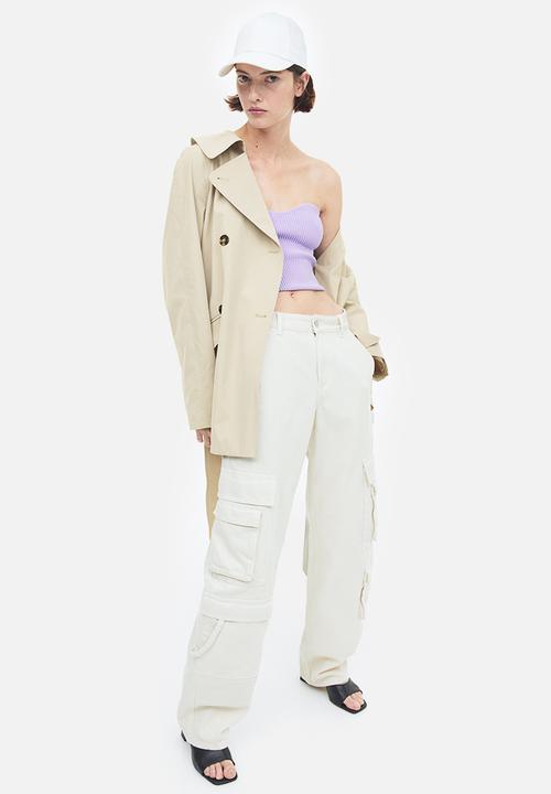 H&M - Double-breasted trench coat - light beige