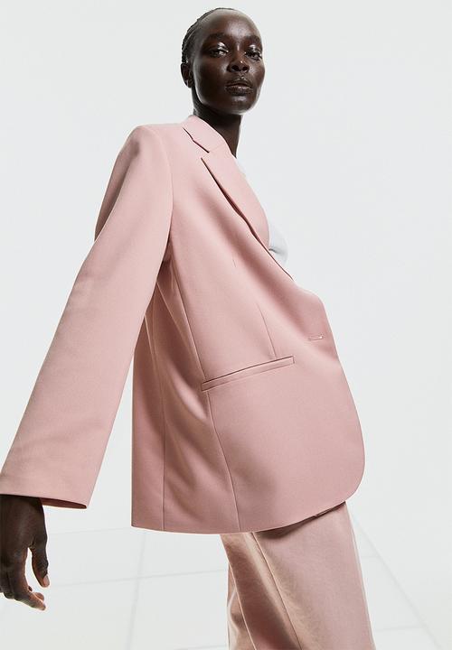 H&M - Single-breasted blazer - powder pink