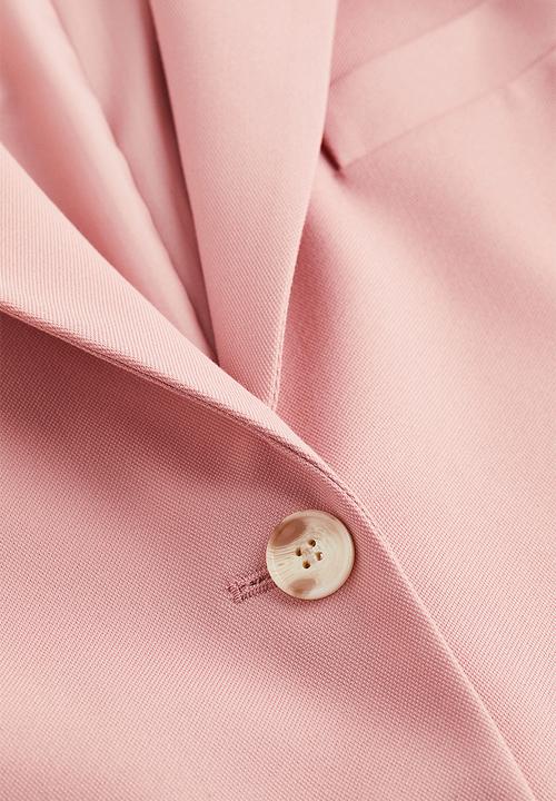 H&M - Single-breasted blazer - powder pink