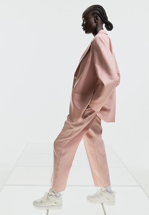 H&M - Single-breasted blazer - powder pink