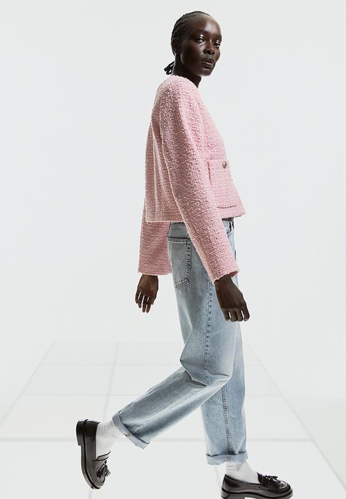 H&M - Bouclé jacket - light pink 