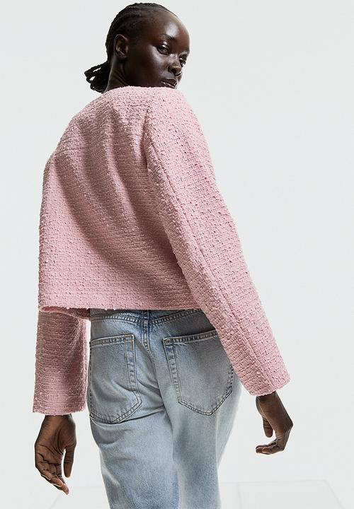 H&M - Bouclé jacket - light pink 