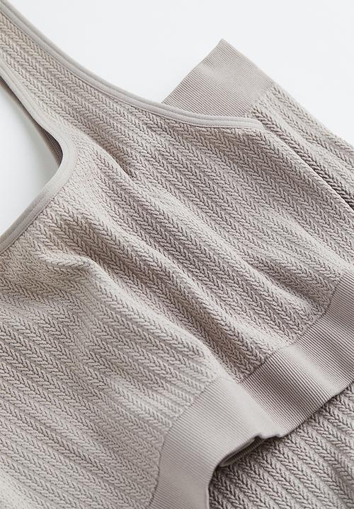 H&M - Seamless jersey pyjamas - greige
