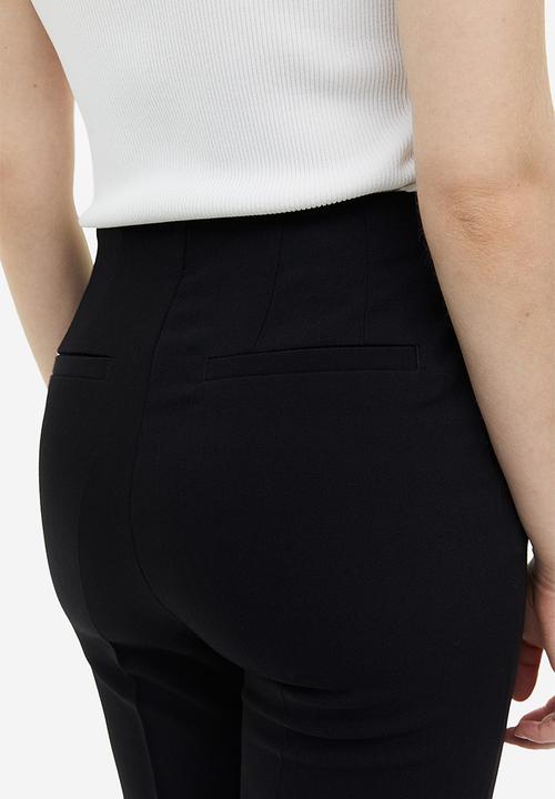 H&M - Tapered trousers - black