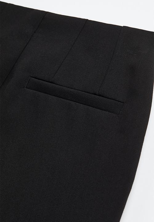 H&M - Tapered trousers - black