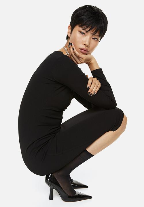 H&M - Bodycon dress - black