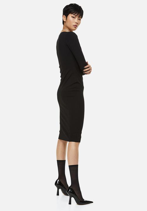 H&M - Bodycon dress - black