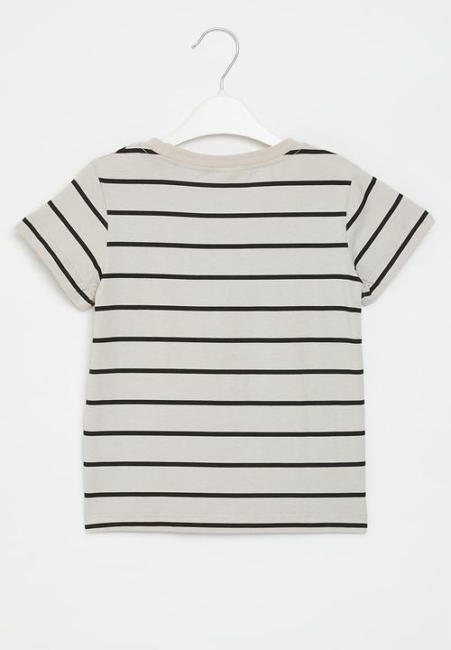 Pop Candy - Stripe tee - beige