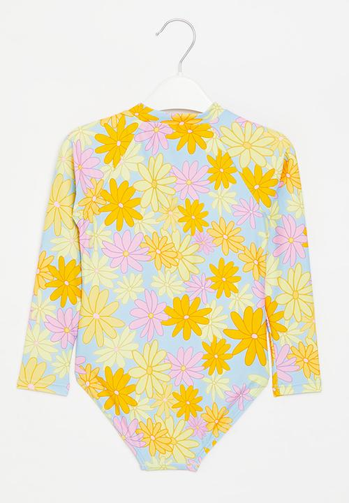 Pop Candy - Long sleeve swimsuit - yellow