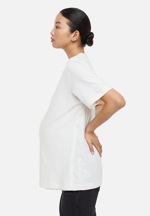 H&M - Mama 2-pack nursing tops - black & white