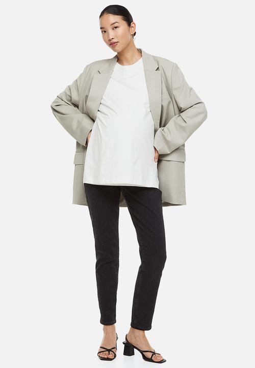 H&M - Mama 2-pack nursing tops - black & white