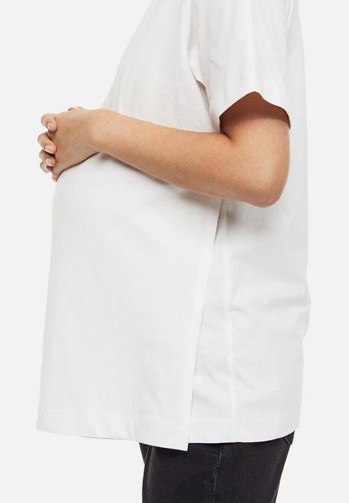 H&M - Mama 2-pack nursing tops - black & white