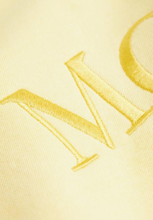 H&M - Crew-neck sweatshirt - light yellow/monaco
