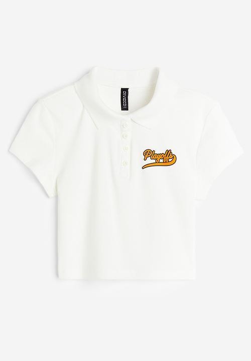 H&M - Polo shirt - white/playoffs