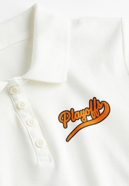 H&M - Polo shirt - white/playoffs