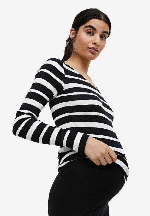 H&M - Mama jersey leggings - black