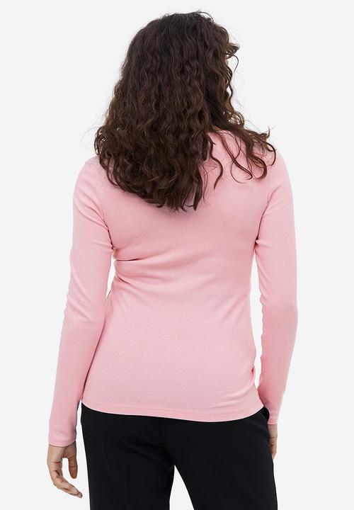 H&M - Mama knot-detail top - pink