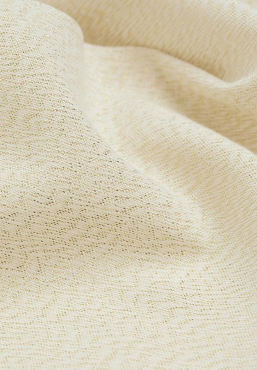 H&M - Glittery table runner - natural white 