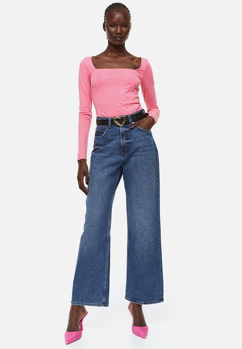 H&M - Long-sleeved body - pink