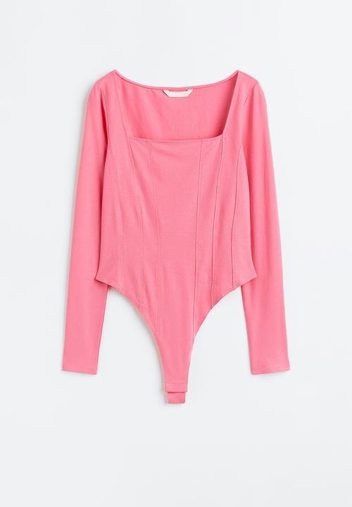 H&M - Long-sleeved body - pink