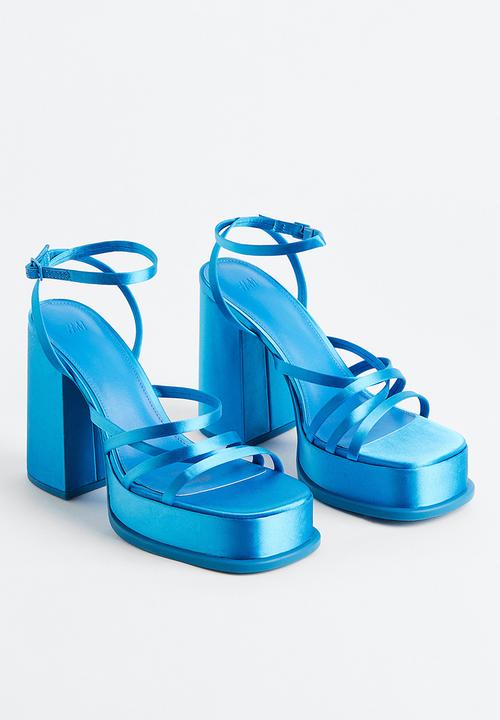 H&M - Platform sandals - blue