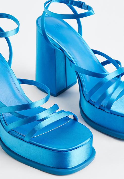 H&M - Platform sandals - blue