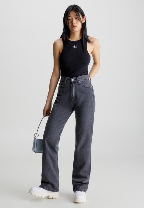 Calvin Klein - Micro monologo racer back - ck black