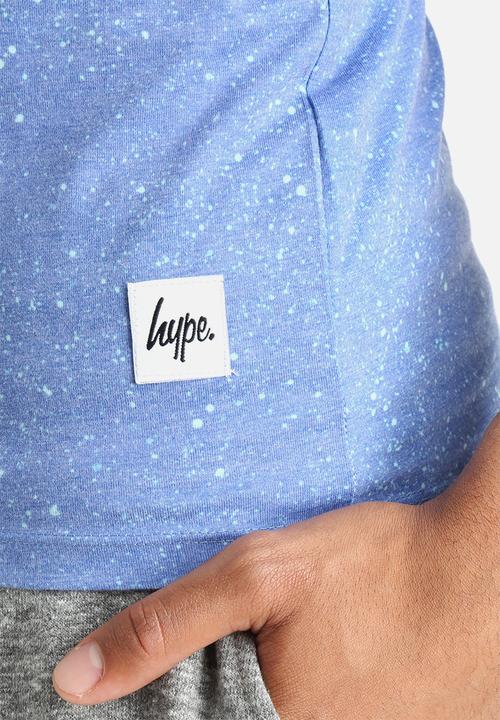 Hype - Cyan Speckle Print Vest