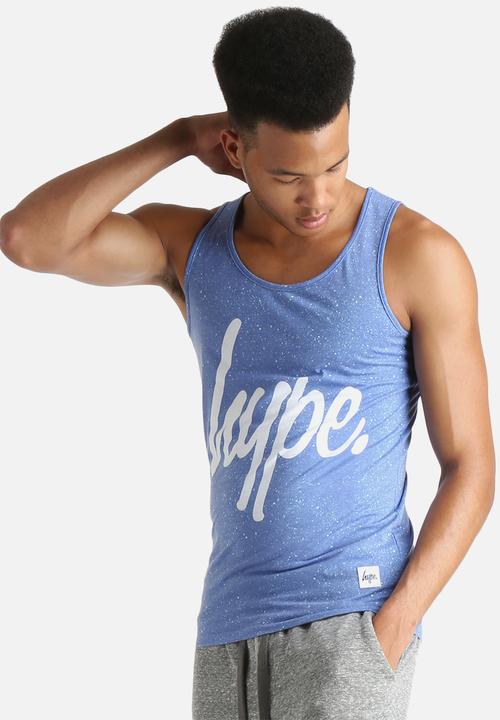 Hype - Cyan Speckle Print Vest