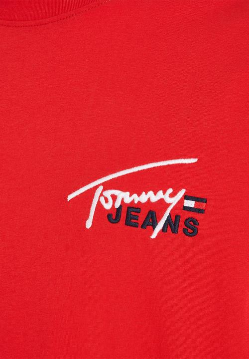 Tommy Hilfiger - Graphic signature tee - red
