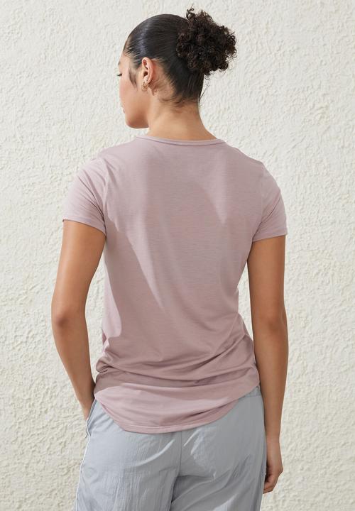 Cotton On - Gym T-shirt - mushroom pearl