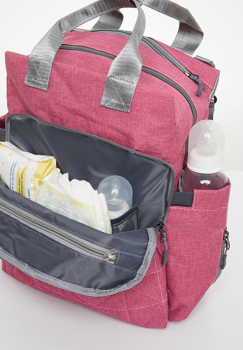 Pop Candy - Baby diaper bag - plum