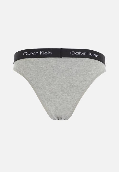 Calvin Klein - High waist brazilian - grey heather