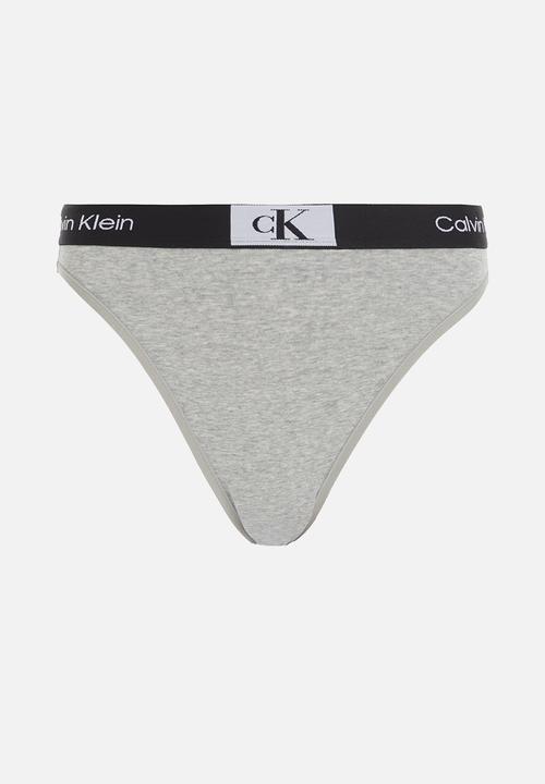Calvin Klein - High waist brazilian - grey heather