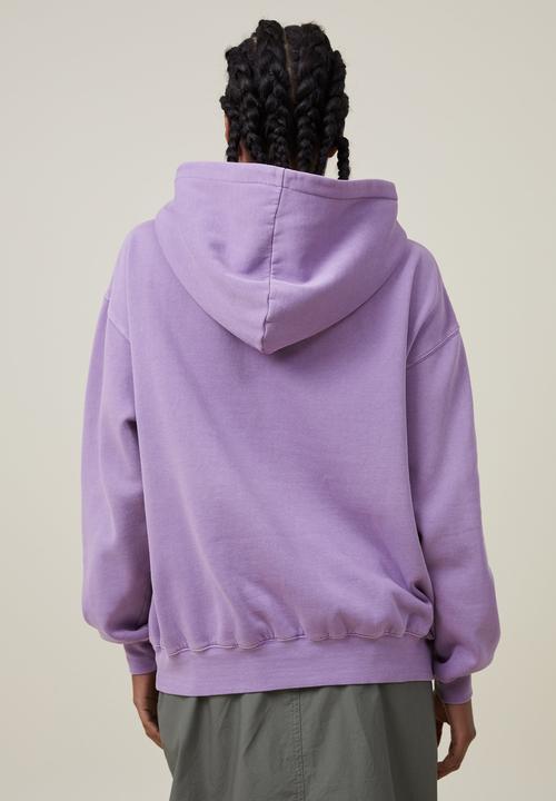 Cotton On - Classic washed hoodie - washed spring lilac