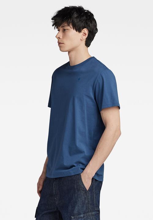 G-STAR - Base-s r t short sleeve compact jersey o - rank blue
