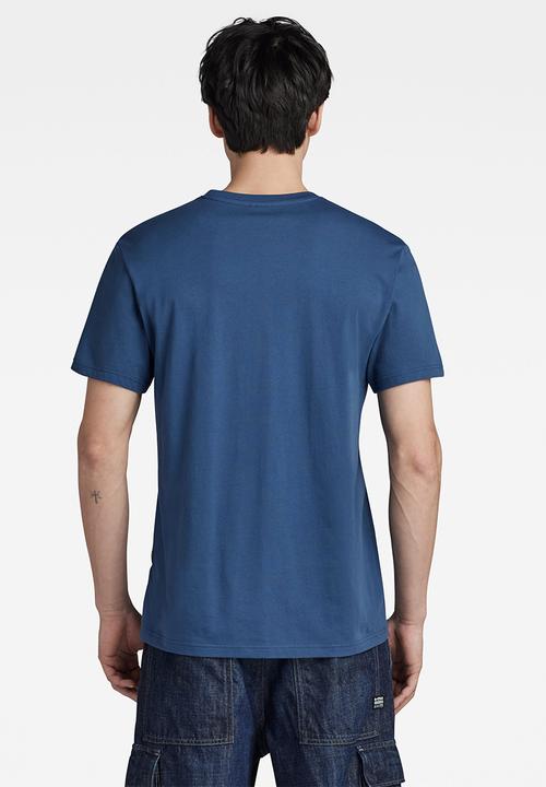 G-STAR - Base-s r t short sleeve compact jersey o - rank blue