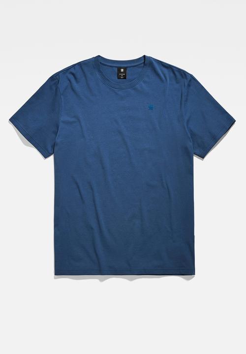 G-STAR - Base-s r t short sleeve compact jersey o - rank blue