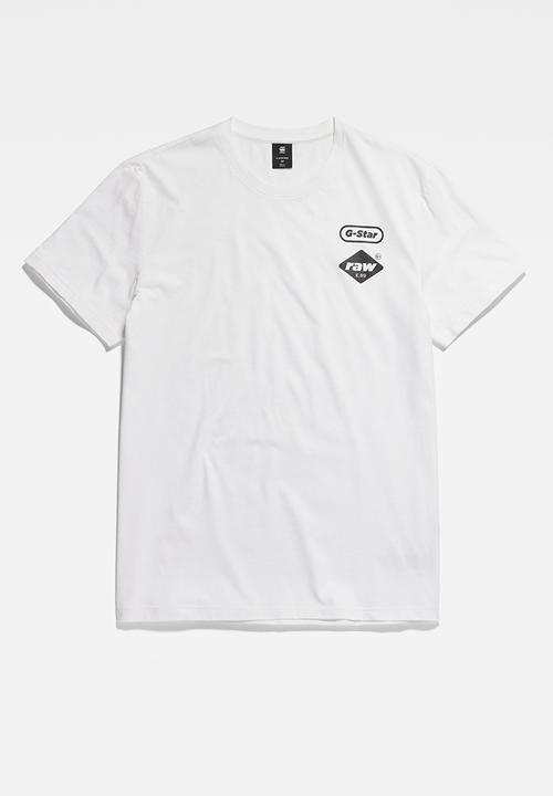 G-STAR - Chest gr r t compact jersey o - white