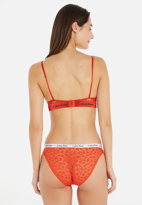 Calvin Klein - Unlined triangle - hazard