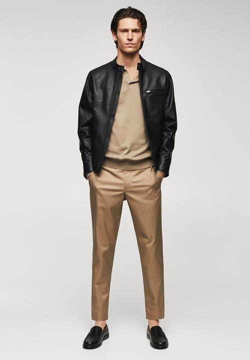 MANGO - Jacket brake - black