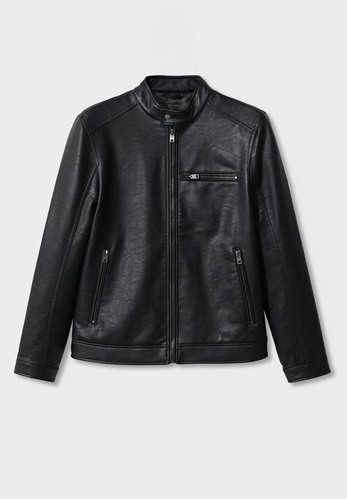 MANGO - Jacket brake - black