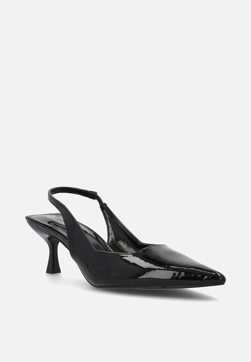 Superbalist - Tylah slingback kitten heel - black