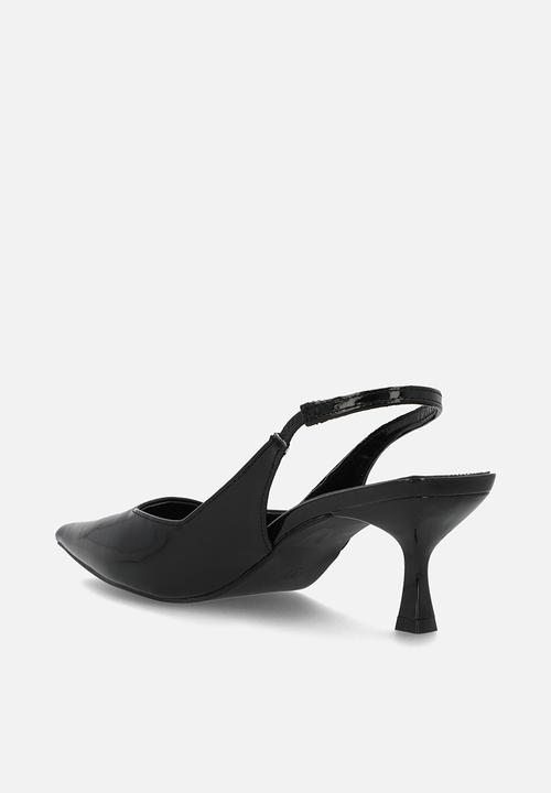 Superbalist - Tylah slingback kitten heel - black