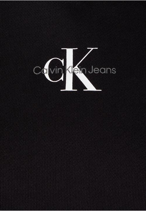 Calvin Klein - Micro monologo hoodie - ck black