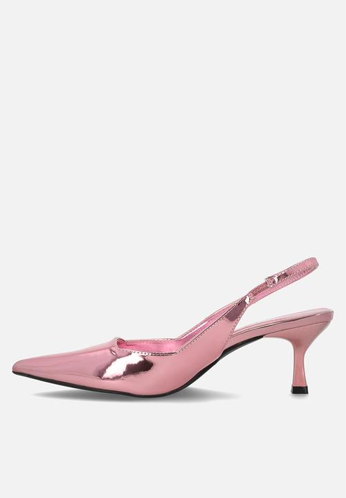 Superbalist - Tylah slingback kitten heel - pink