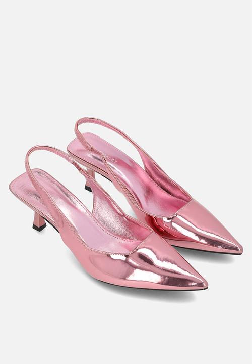Superbalist - Tylah slingback kitten heel - pink